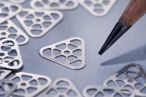 35 sample parts with pencil